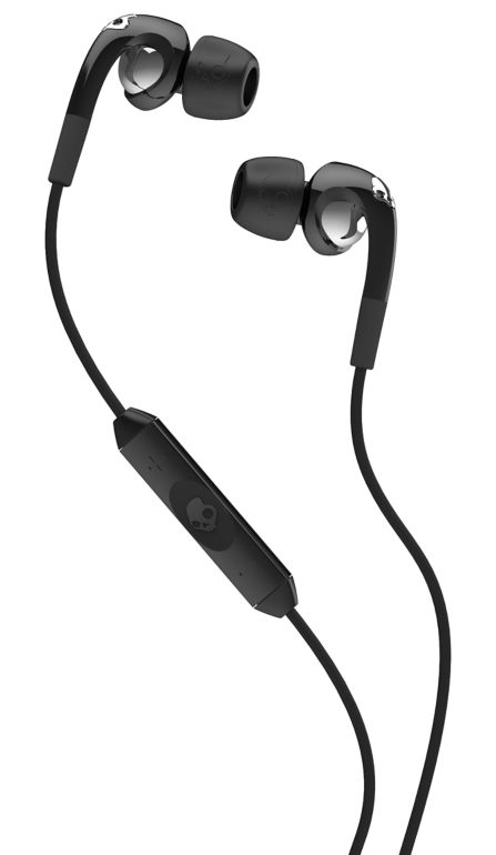 Skullcandy Fix Black & Chrome Micd Earbuds
