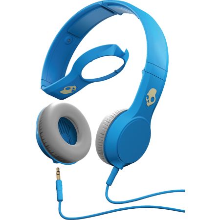 Skullcandy Athletic Blue Micd Cassette Headphones
