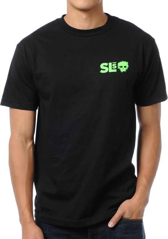 Zero Skateboards Street League Series Cobra Black Tee Shirt