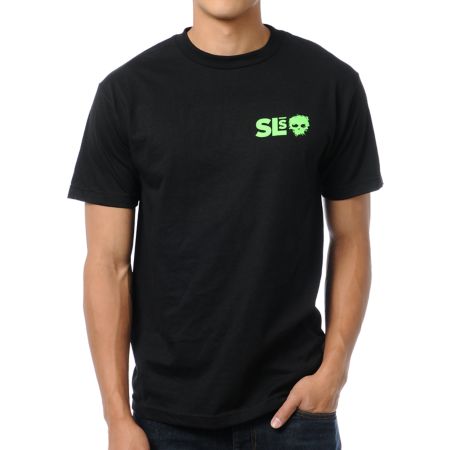 Zero Skateboards Street League Series Cobra Black Tee Shirt
