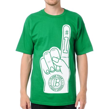 Plan B x Street League #1 Green Tee Shirt
