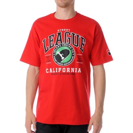 Street League CA Red Tee Shirt