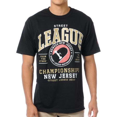 Street League NJ Black Tee Shirt