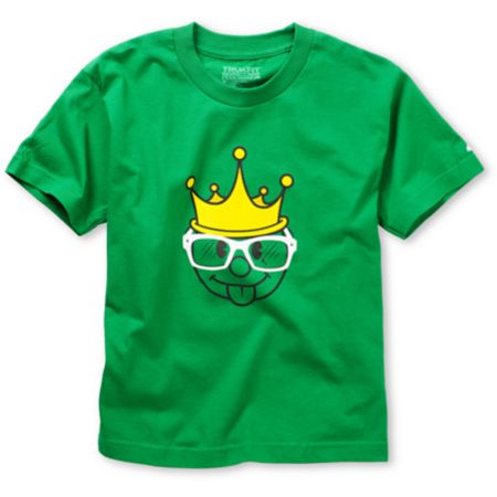 Trukfit Boys King Green Tee Shirt