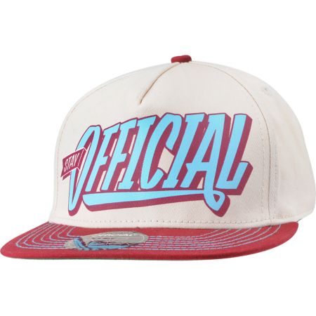 Official Burgs Turquoise & Burgundy Snapback Hat