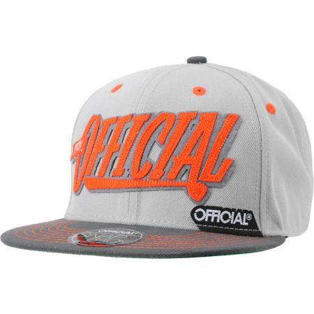 Official Krushin Orange & Grey Snapback Hat