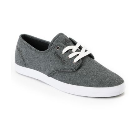 Emerica Wino Dark Grey Denim Shoe