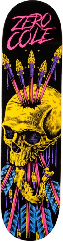 Zero Chris Cole Blacklight 7.75 Skateboard Deck