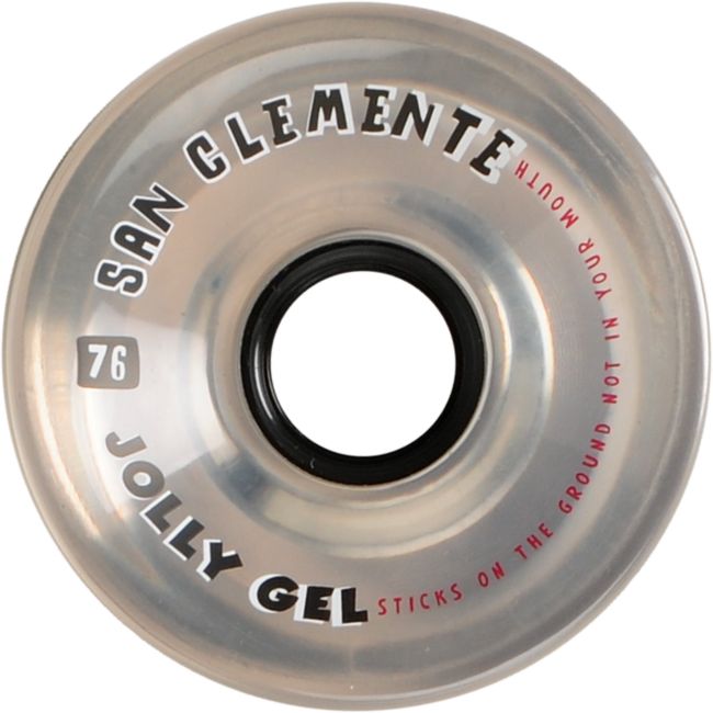 San Clemente Jolly Gel Glass 76mm Skateboard Wheels