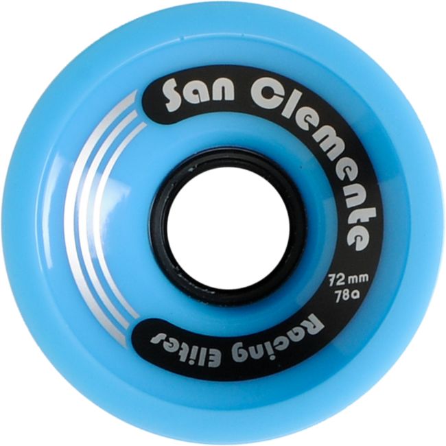 San Clemente Whirl Wind Blue 72mm 78a Skateboard Wheels