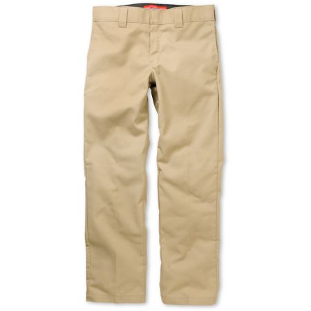Dickies Regular Fit Khaki Twill Work Pants