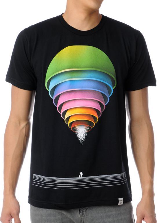 Imaginary Foundation Manifold Black Tee Shirt