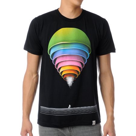 Imaginary Foundation Manifold Black Tee Shirt