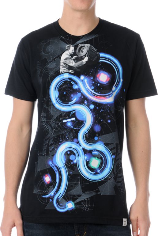 Imaginary Foundation Frequency Black Tee Shirt