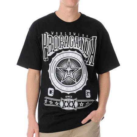 Obey Pro Bowl Black Tee Shirt