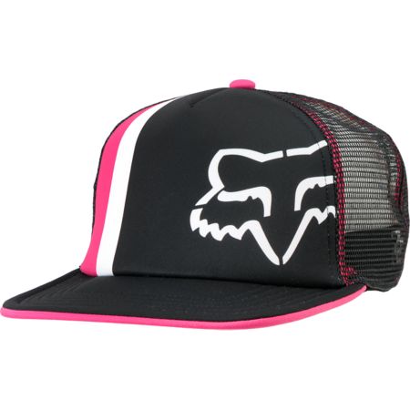 Fox Girls Prime Lap Black & Pink Trucker Hat