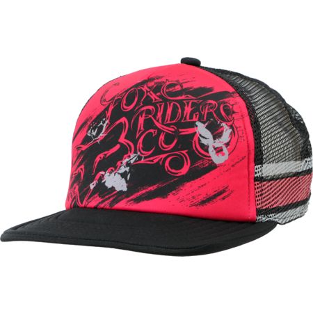 Fox Girls Terrain Pink & Black Trucker Hat