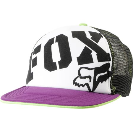 Fox Girls Fox Town Purple & Black Snapback Trucker Hat