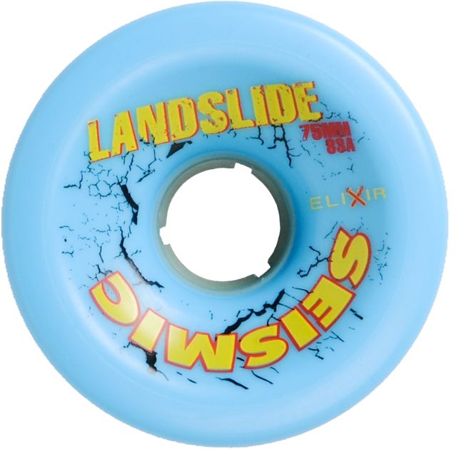 Seismic Landslide 75mm Longboard Wheels