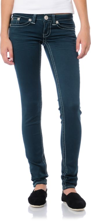 Hydraulic Ultra Dark Teal Jeggings