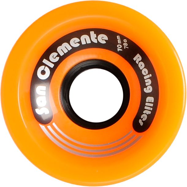 San Clemente Whirl Wind Orange 70mm 78a Skateboard Wheels
