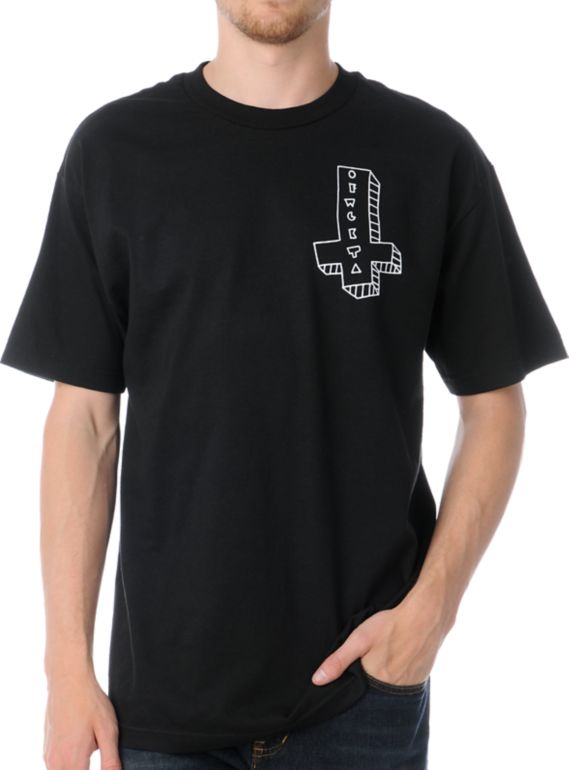Odd Future Its Us Cross Black Tee Shirt