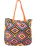 Super Trader Orange Tribal Tote Bag