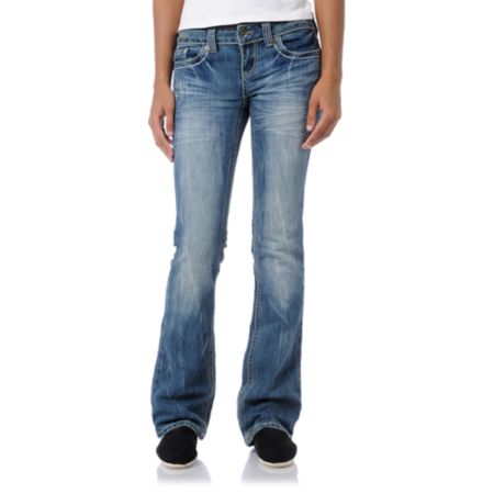 YMI Ashley Medium Blue Bootcut Jeans
