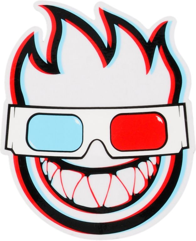 Spitfire Fireball 3D Bighead Sticker