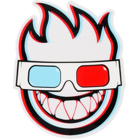 Spitfire Fireball 3D Bighead Sticker
