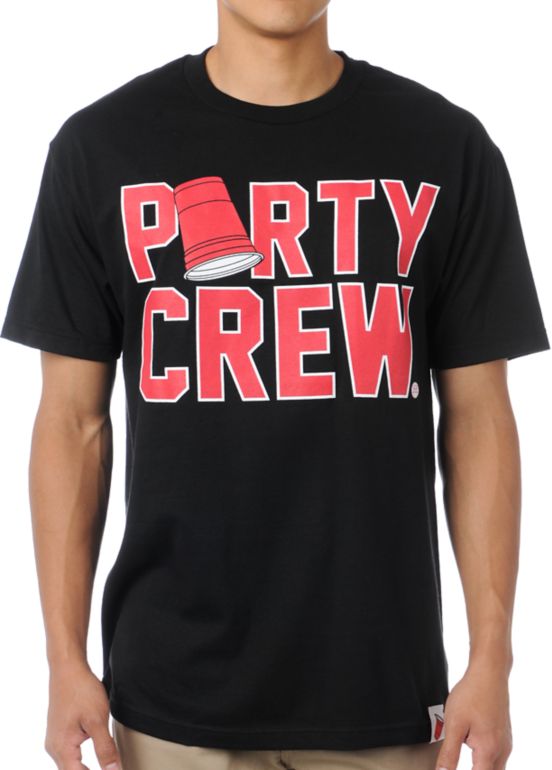 Booger Kids Party Crew Black Tee Shirt