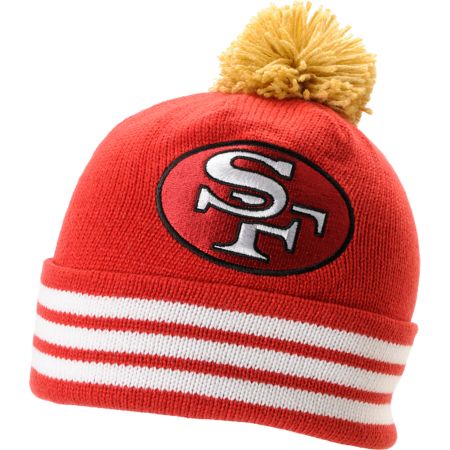 NFL Mitchell and Ness San Francisco 49Ers Pom Beanie