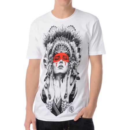 Rook Night Shade White Tee Shirt
