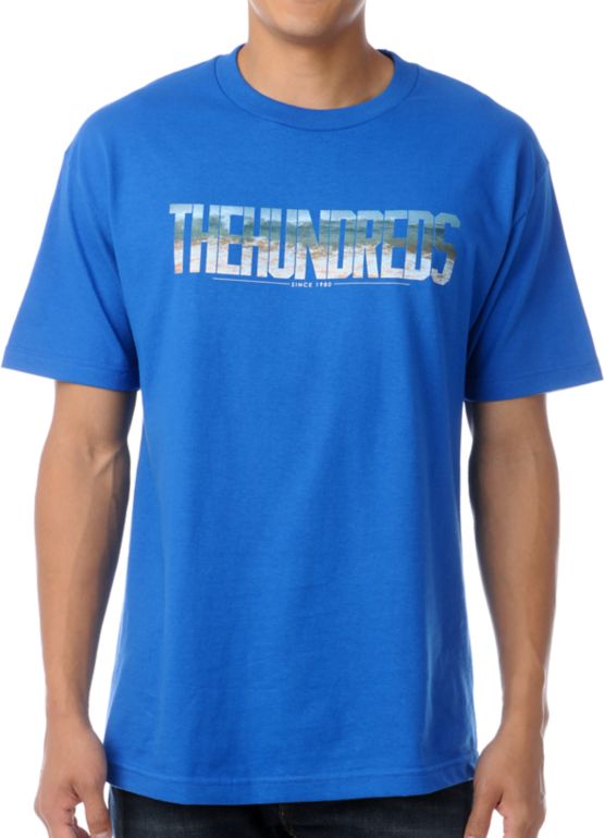 The Hundreds End Scene Blue Tee Shirt