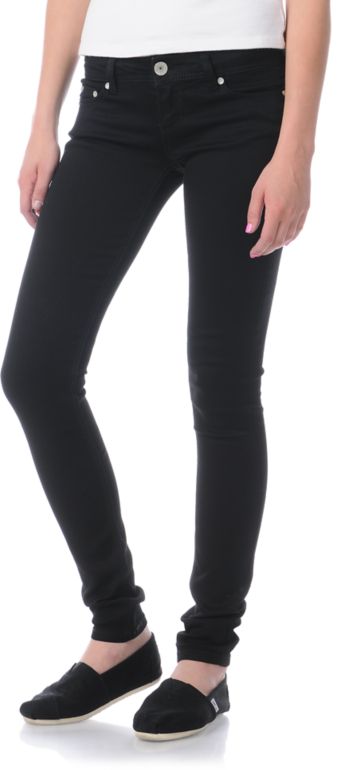 Almost Famous Willow Black Skinny Jeans