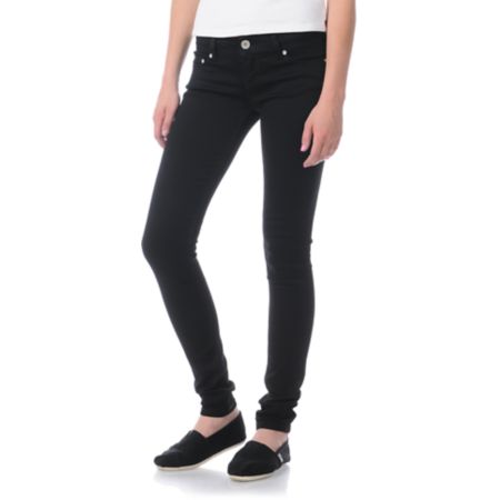 Almost Famous Willow Black Skinny Jeans