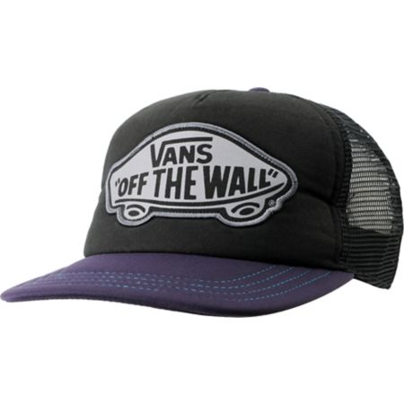 Vans Beach Girl Purple & Black Snapback Trucker Hat
