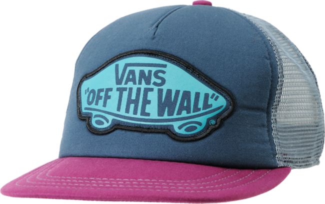 Vans Beach Girl Blue & Plum Snapback Trucker Hat