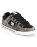 DC Shoes Pure Black & Green Camo Canvas Skate Shoe