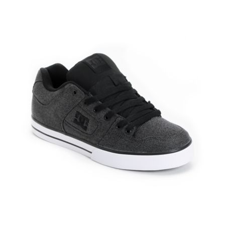 DC Shoes Pure Battleship Grey Skate Shoe