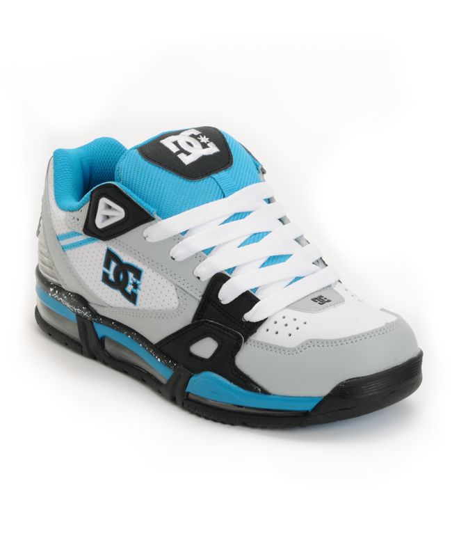 DC Guys Versaflex White, Grey & Blue Shoe