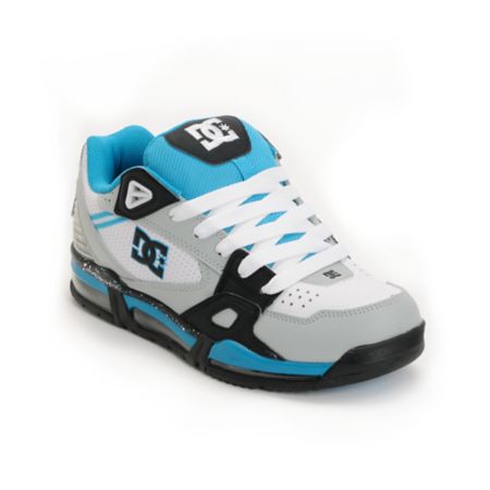 DC Guys Versaflex White, Grey & Blue Shoe