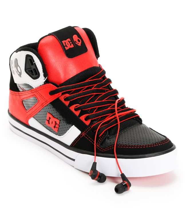 DC x Skullcandy Spartan Hi WC Black & Red Shoe