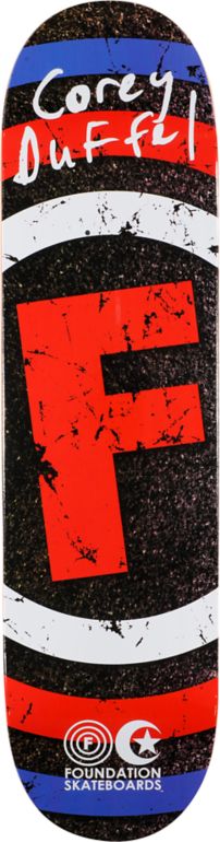 Foundation Duffel Asphalt 7.87 Skateboard Deck