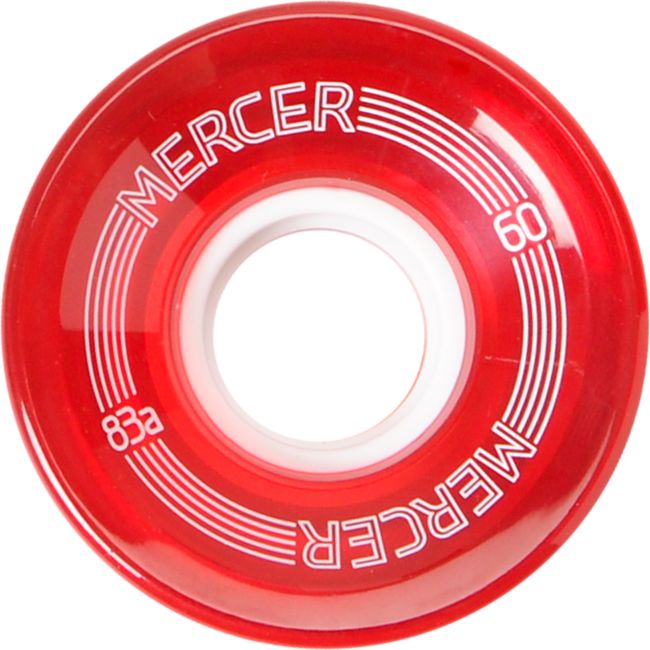 Mercer 60mm Red 83a Cruiser Wheels