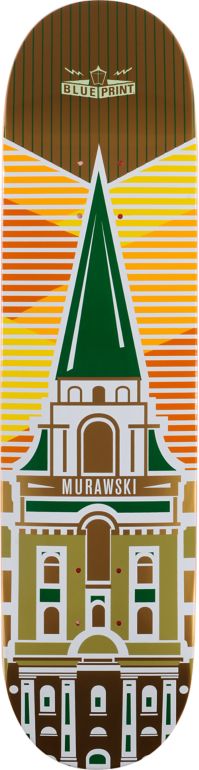Blueprint Murawski By Land, Air & Sea 8.0" Skateboard Deck