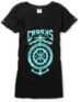 Crooks and Castles Girls Transporters V-Neck Tee Shirt