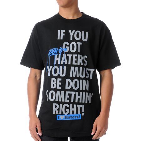DGK Doing Something Black Tee Shirt
