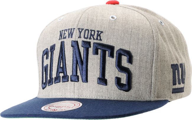 NFL Mitchell and Ness New York Giants 2Tone Arch Snapback Hat