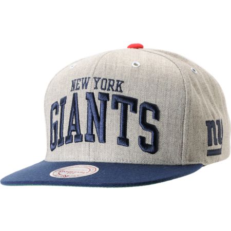 NFL Mitchell and Ness New York Giants 2Tone Arch Snapback Hat